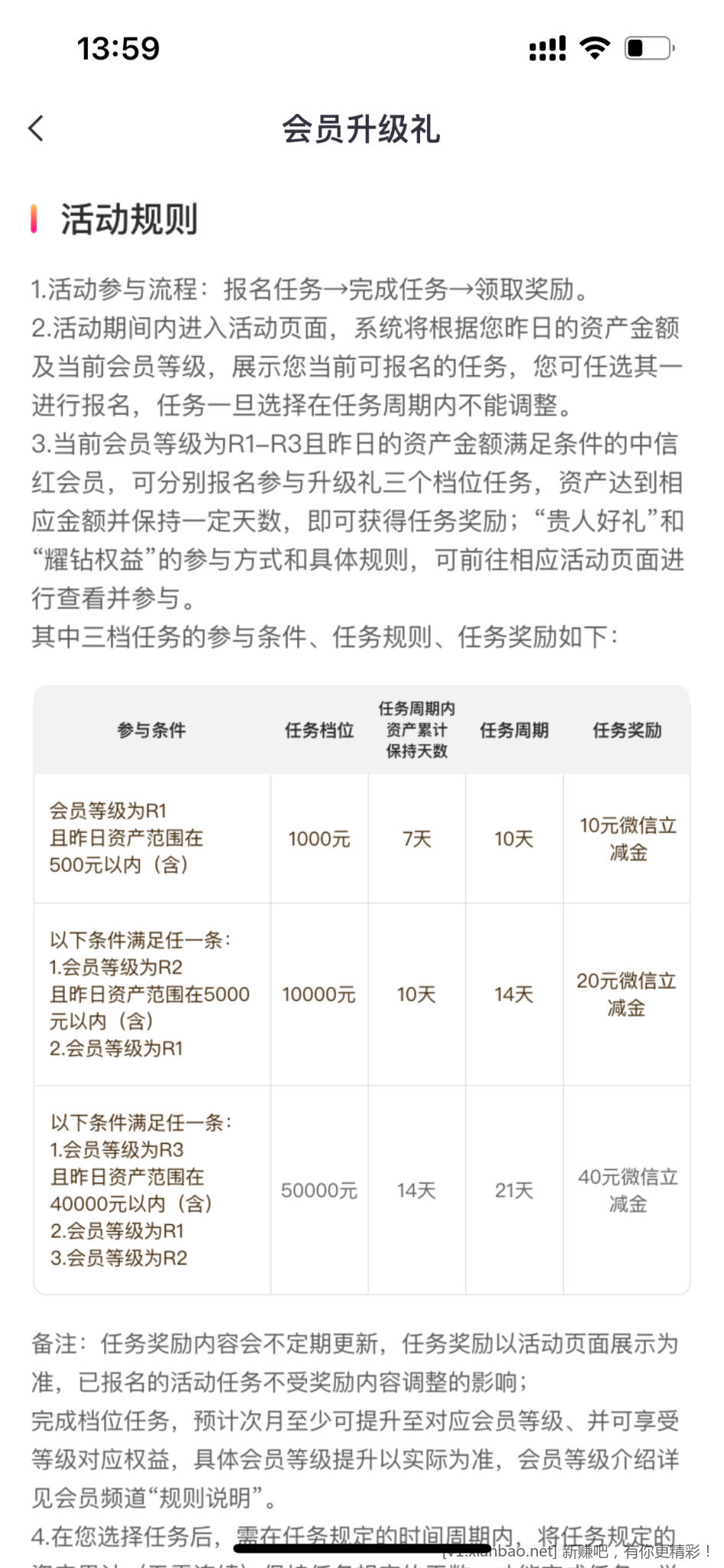 中信银行最高40立减金 - 线报酷