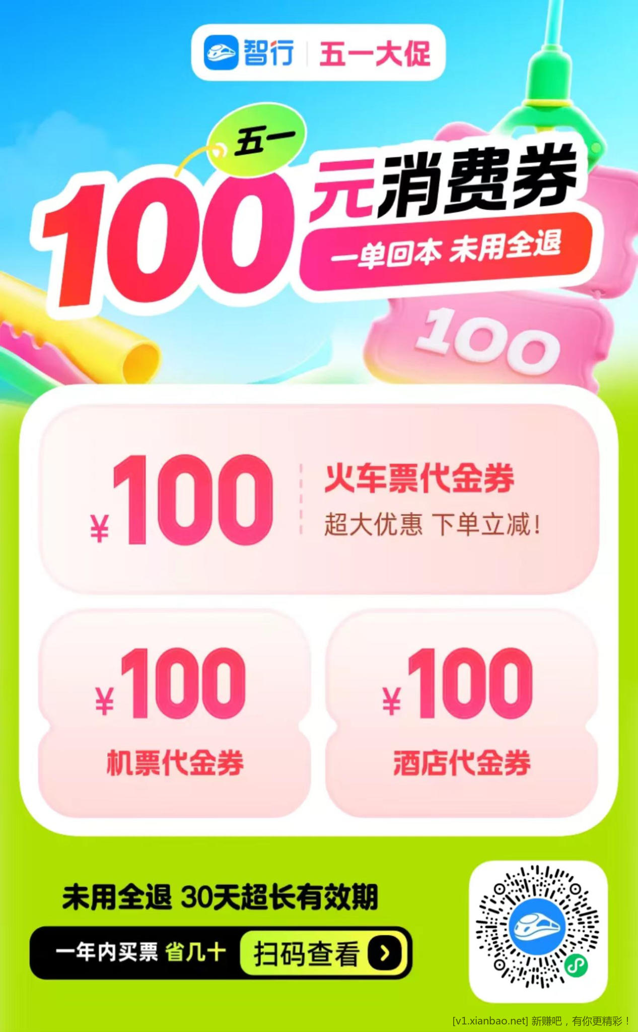 有拼智行火车出行券的吗 - 线报酷