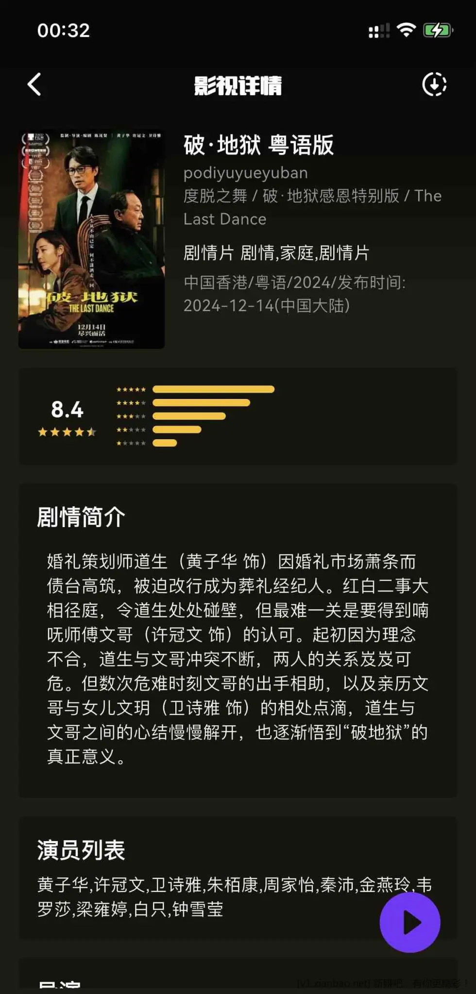 刚刚二刷完香港电影《破地狱》 - 线报Push
