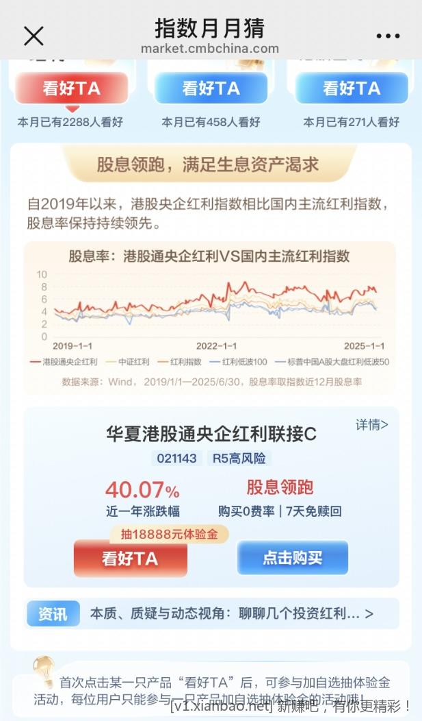 招行体验金18888元 - 线报酷