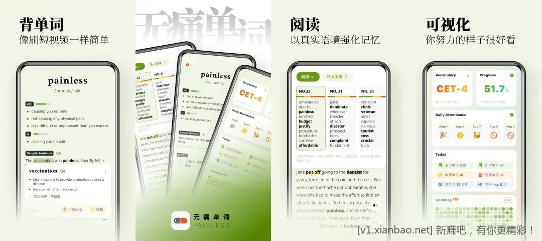 无痛单词v3.0.2解锁VIP会员版 - 线报酷