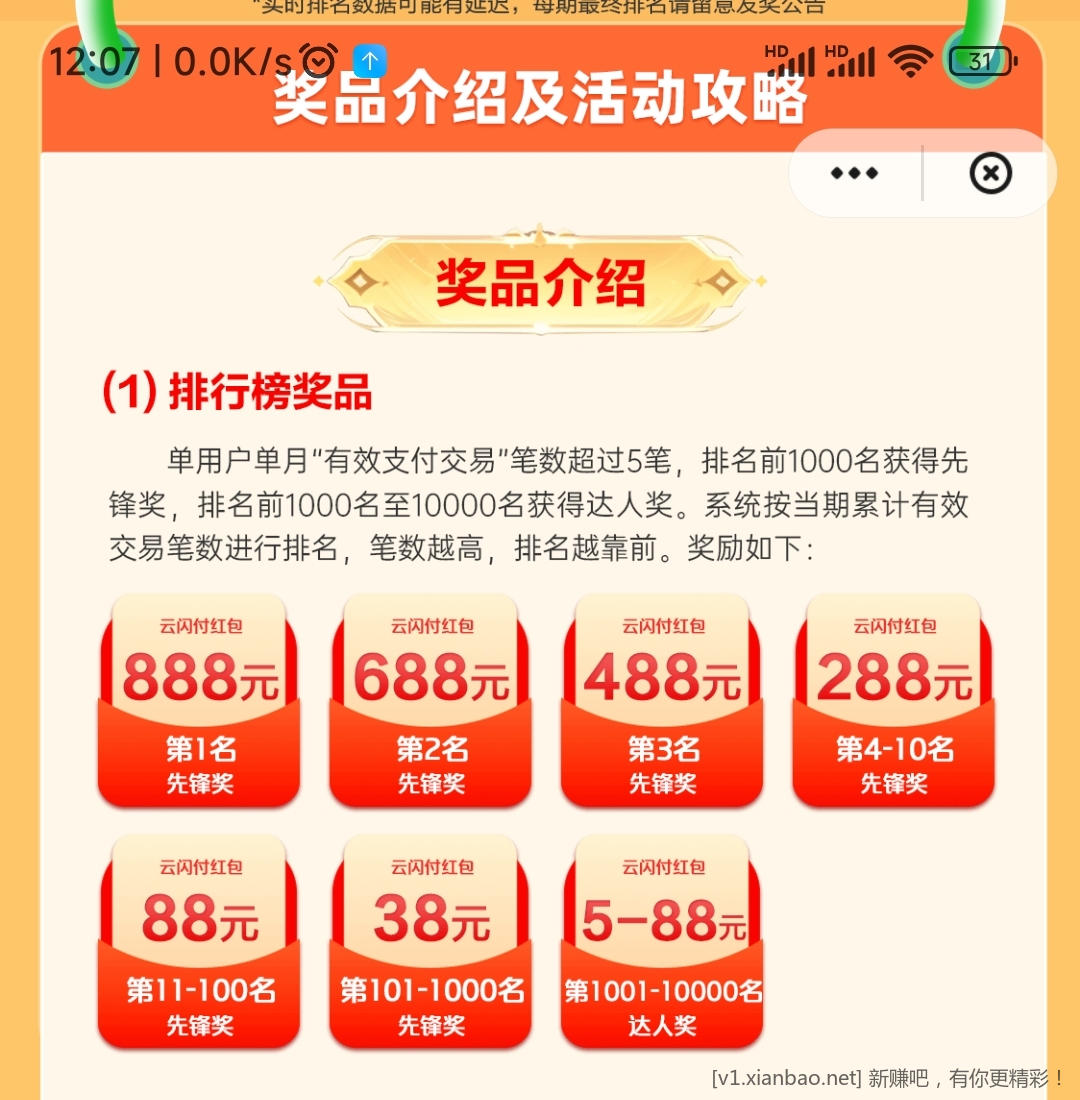 大毛提醒，辽宁云闪付简单得红包38+2 - 线报酷