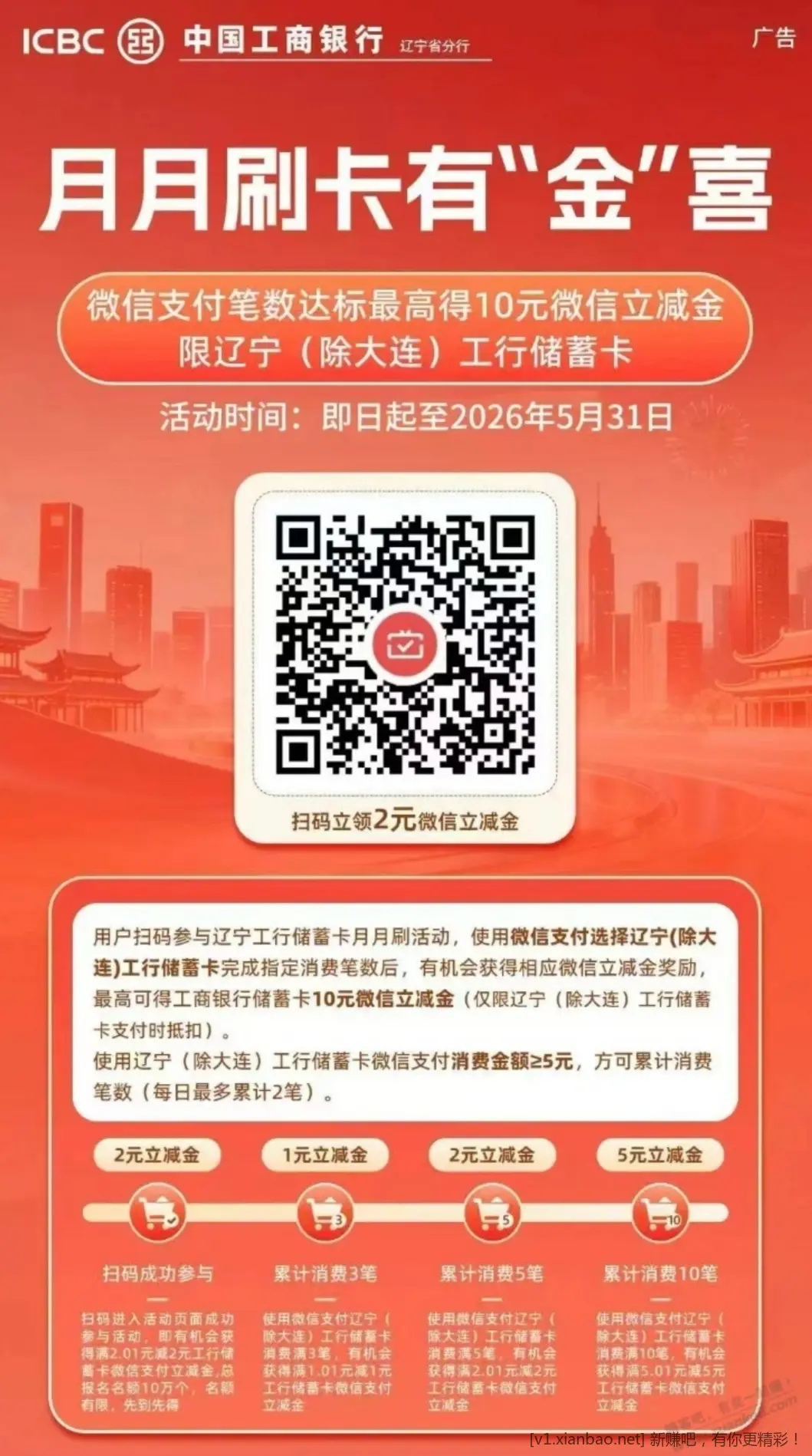 辽宁工行月月刷