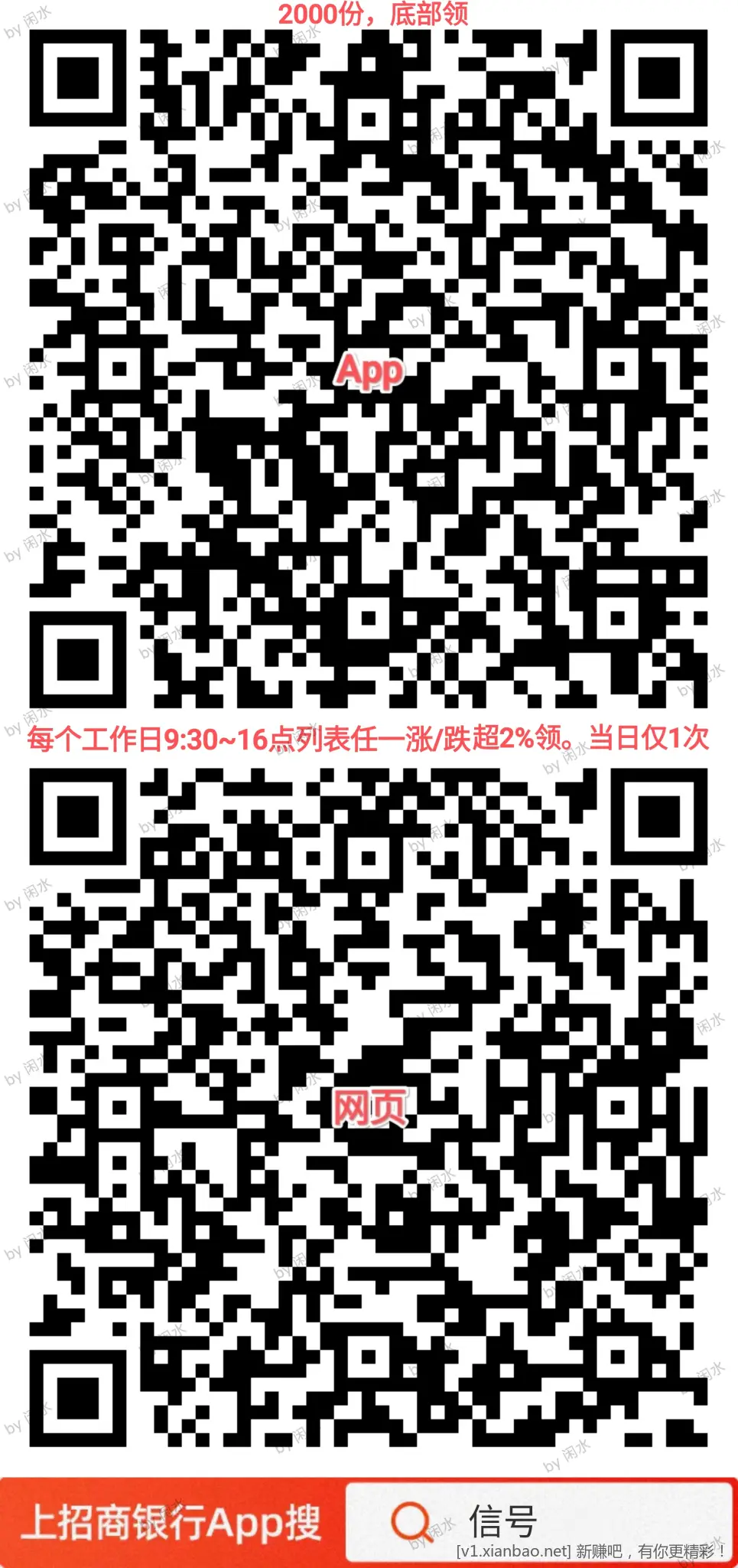 招行 工作日定点红包汇总